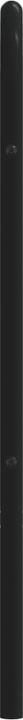 Actual product image VidaXL Kopfteil Metall Schwarz 200 cm, Farbe: Schwarz, Material (206 x 3 x 100 cm)
