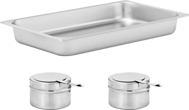 Produktbild Royal Catering Chafing Dish Warmhaltebehälter Rechaud GN 1/1 8,5 L breiter Stand