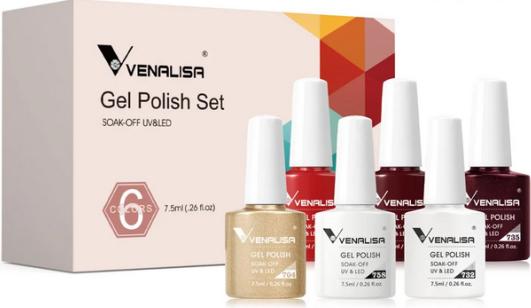Venalisa Gellack Set 2206 (Gel-Effekt Nagellack)