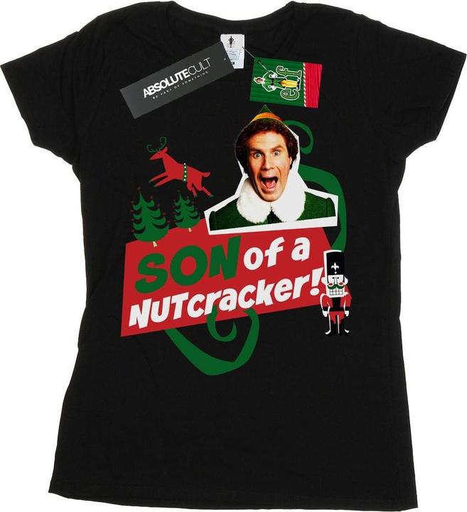 Actual product image Elf Womens/Ladies Son Of A Nutcracker Cotton T-Shirt (XXL)