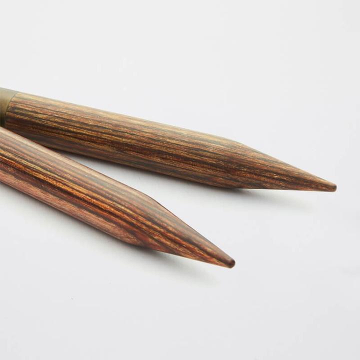 Actual product image Knitpro interchangeable needle tips ginger wood