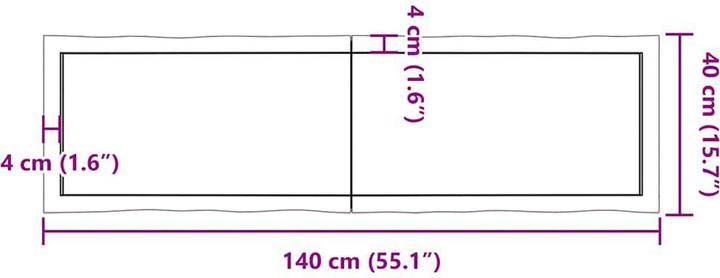 Immagine prodotto VidaXL Aneta (140 x 40 x 6 cm)