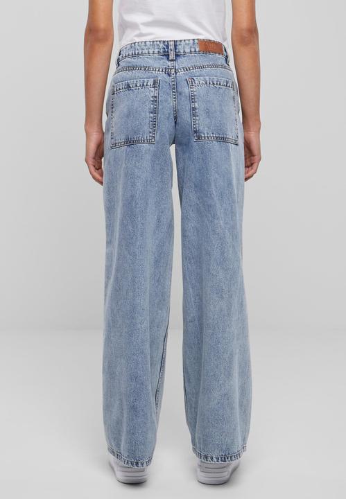 Produktbild Urban Classics Ladies Mid Waist Wide Denim (29)