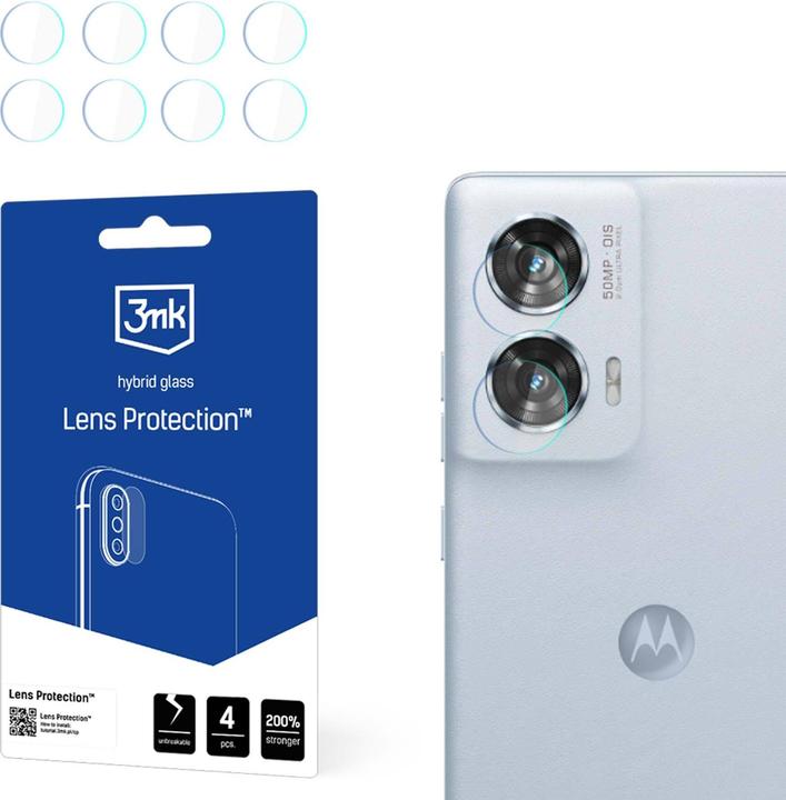 3MK Lens Protect Motorola Edge 50 Fusion Ochrona na obiektyw aparatu 4szt (4 Stück, Motorola Edge 50)