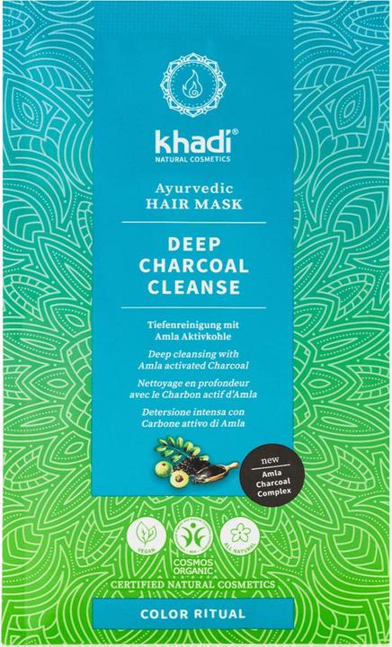 Produktbild Khadi Haarmaske Deep Charcoal Cleanse 50 g (52 ml)
