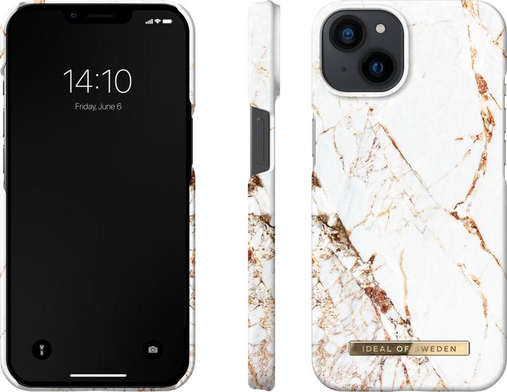 Actual product image iDeal Of Sweden Designer Hard Cover Carrara Gold (Apple iPhone 13)