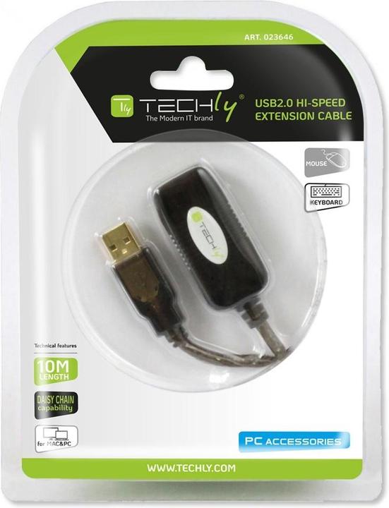 Actual product image Techly USB 2.0 Active extension, Hi-Speed (10 m, USB 2.0)