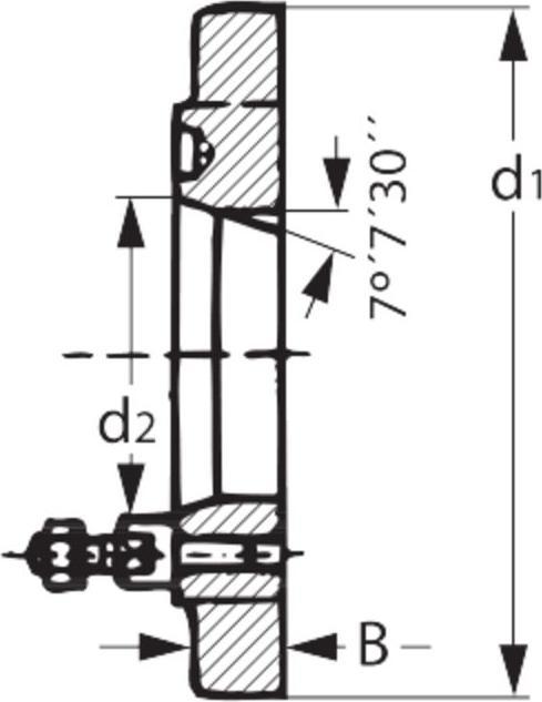 Immagine prodotto Röhm Flangia mandrino a cono corto DIN 55027