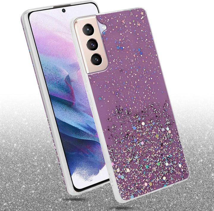 Produktbild Cadorabo TPU Cover funkelnder Glitter (Samsung Galaxy S21+)