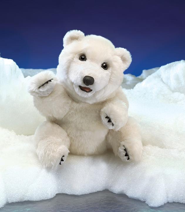 Produktbild Folkmanis Eisbär sitzend