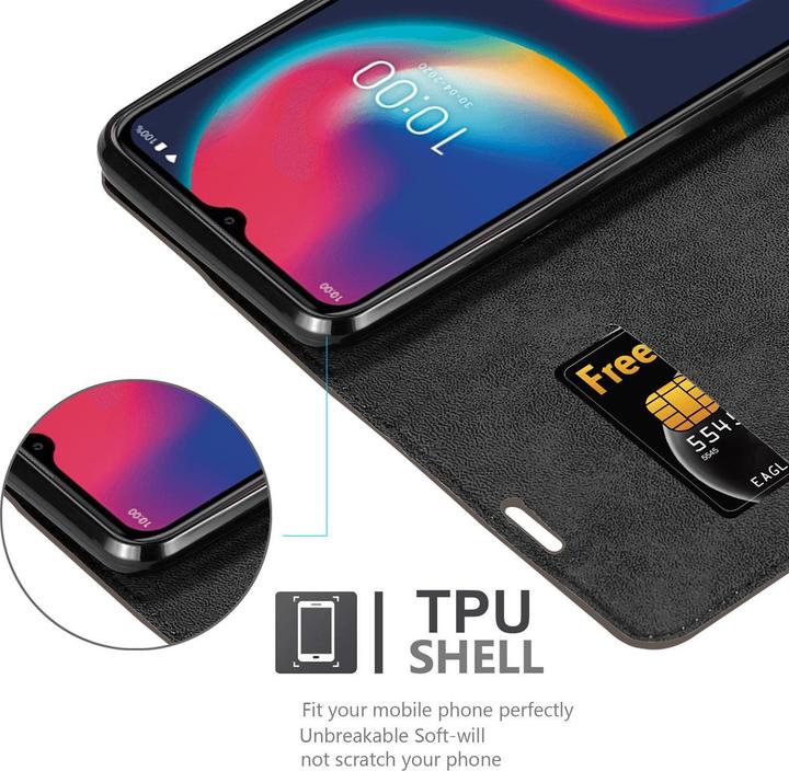 Productafbeelding Cadorabo Boek Onzichtbare Magneethoes (Wiko View 4)