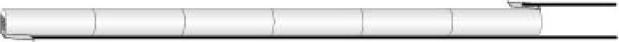 Actual product image Saft Emergency lighting battery L1x6 VNT C with cable 10cm with open wire 7.2V, 2500mAh (2500 mAh)
