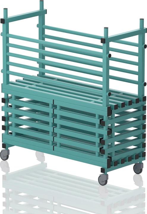 Actual product image Sport-Thieme Plastic shelf trolley combi