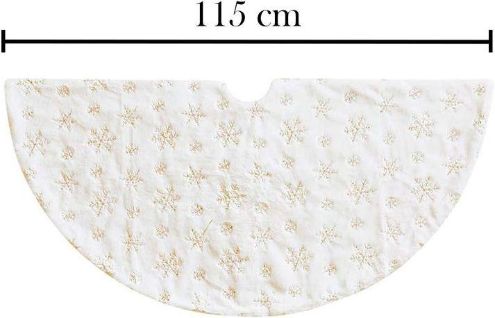Actual product image Hermex Christmas Tree Blanket Christmas Tree Skirt Tree Skirt Mat Fir Tree Rug (1 -part)