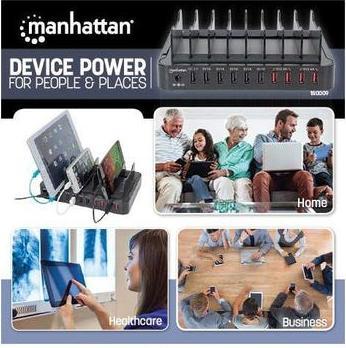 Produktbild Manhattan USB-Ladestation (76 W)
