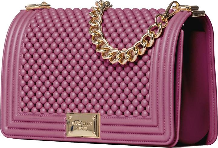 Marc Ellis Damen Schultertasche - Modell Volara - 100% Gummi - 25.0 X 15.0 X 8.0 Cm