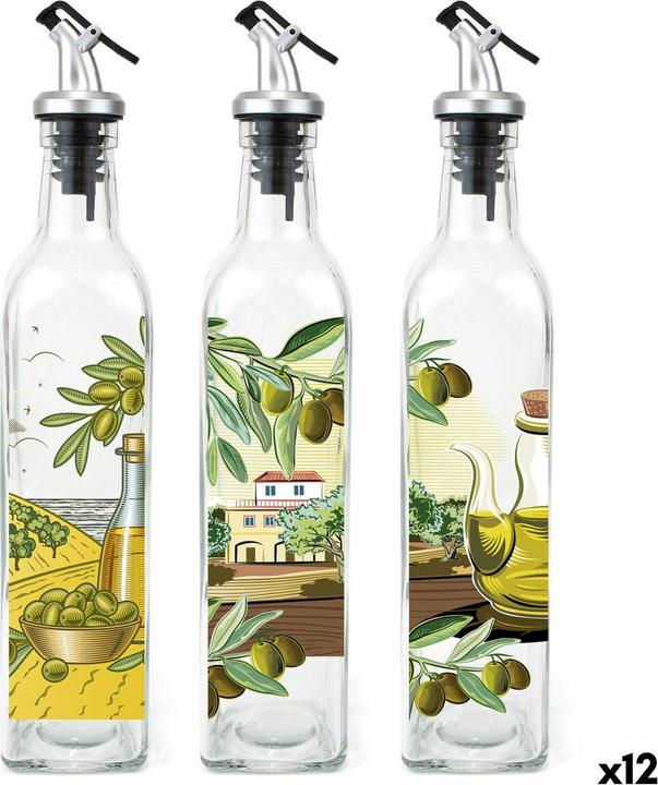 Immagine prodotto Anna Ölfläschchen Weinverschluss Glas 500 ml (12 Stück) (500 ml)