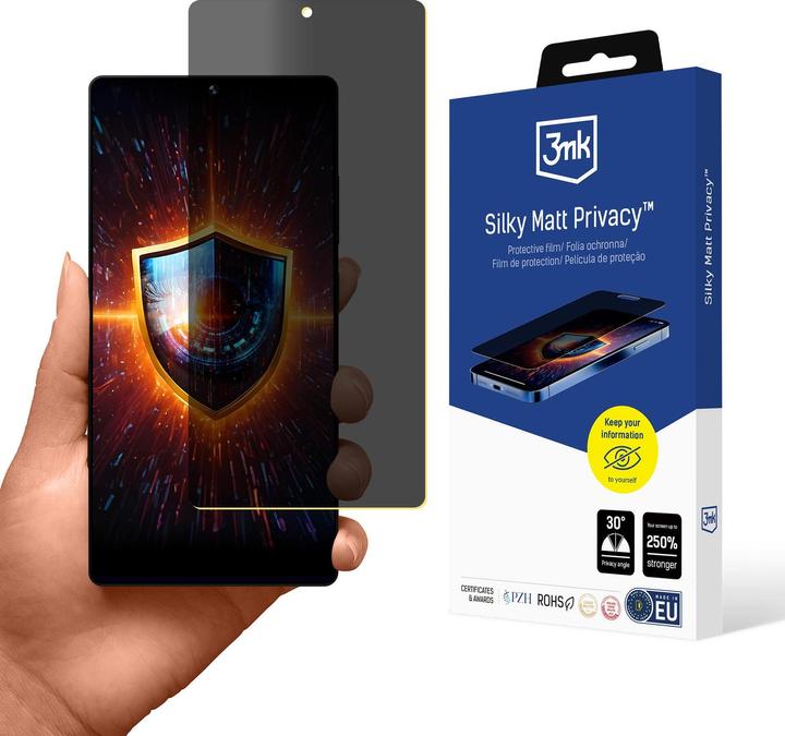 Immagine prodotto 3MK Privacy Sam S25 Ultra Folia opaca e setosa prywatyzująca (Samsung Galaxy S25 Ultra)