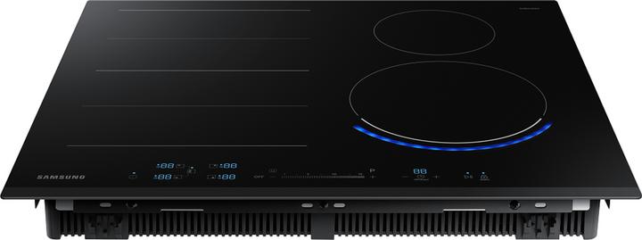 Actual product image Samsung NZ64N9777BK/E1 Induction, 60cm, 15 power, Virtual Flame, Ice Blue