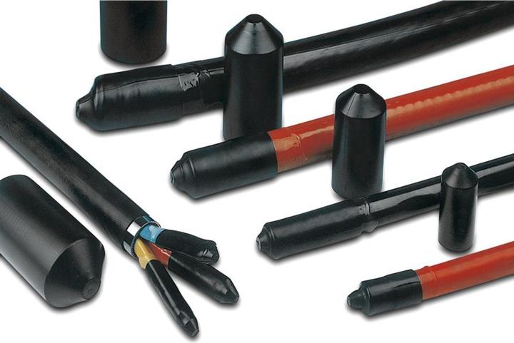 Produktbild HellermannTyton 1613-1-B5W2-PO-X-BK Spannungsfeste Endkappe 416-13060 (1000 x)