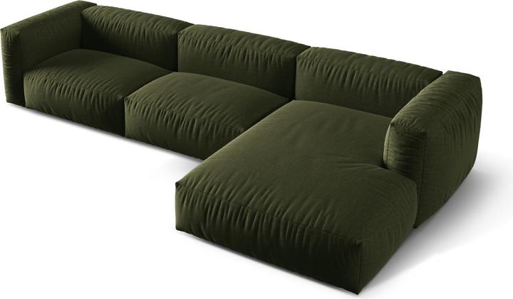 Image du produit Micadoni Canapé D'Angle Droit Modulaire, "Martina", 3 Places, 332x176x75 Fabriqué en Europe (Canapé d'angle)