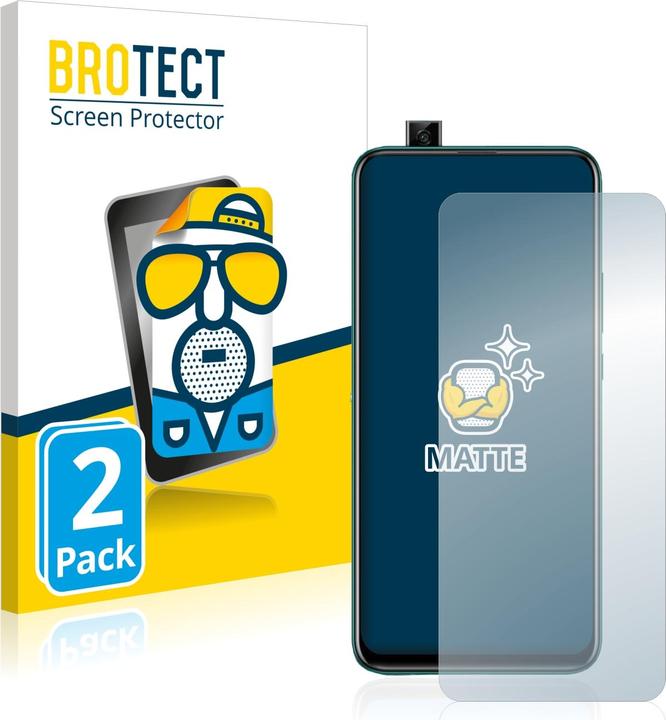 Image du produit BROTECT Film de protection antireflet Protection d'écran mat (2 pièce(s), Huawei P Smart Z)
