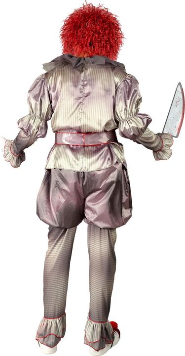 Immagine prodotto Widmann Abito costume da clown horror "ES" da uomo, leggings, cintura, copriscarpe (XXL)