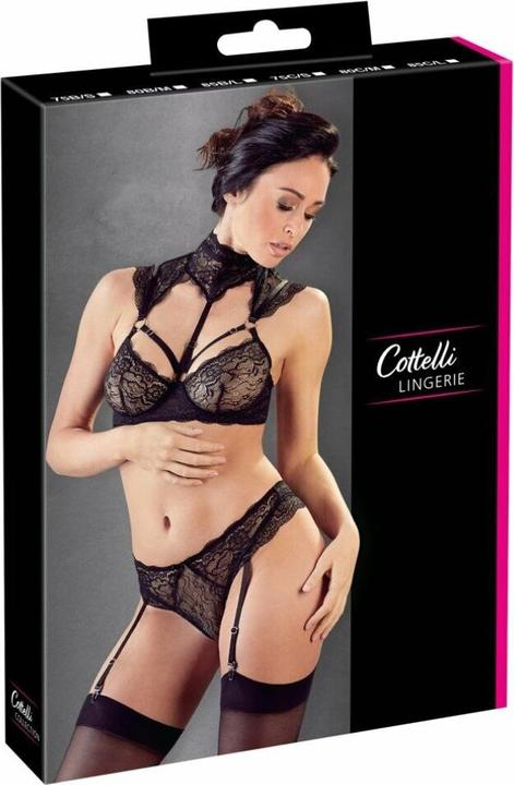 Produktbild Cottelli Collection Straps-Set mit Blütenspitze (80 C)