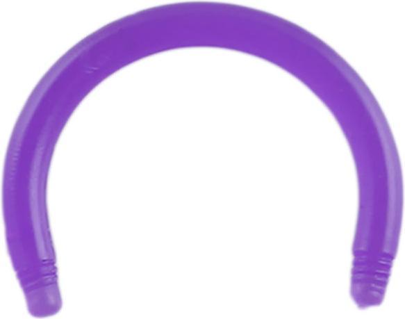 Produktbild Star Piercing Micro Circular Barbell-Stab violett (Acryl, ohne Messing)