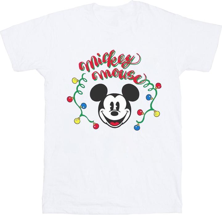 Disney Mickey Mouse Christmas Light Bulbs TShirt (XXL)