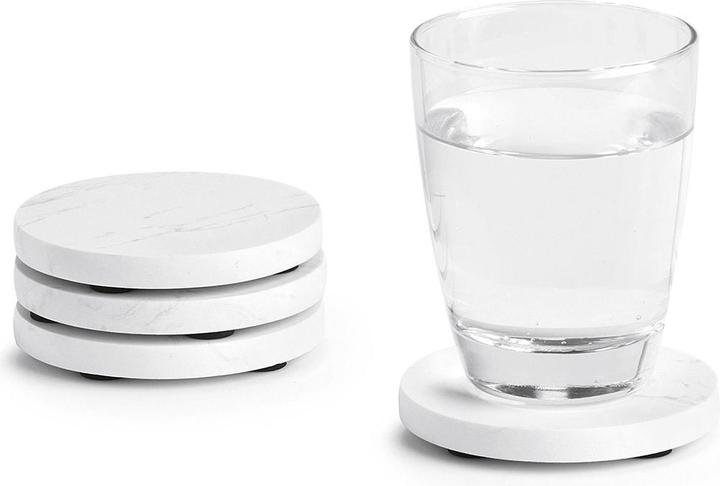 Actual product image Zeller Present Coaster (4 x, Glass coaster)