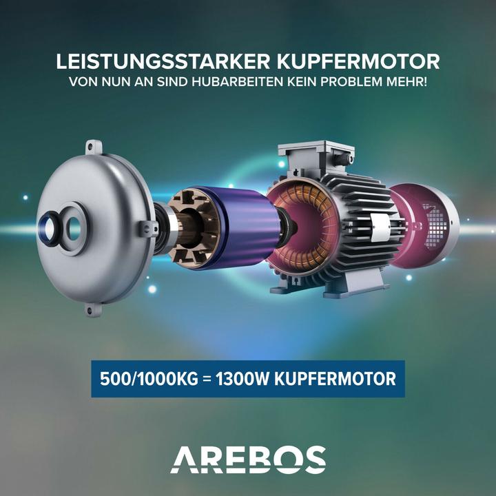 Actual product image Arebos Electric winch