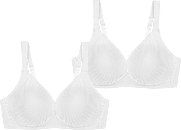Actual product image Triumph Modern Soft+Cotton underwired bra (100 C, pack of 2)