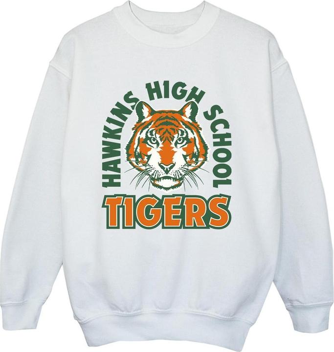 Produktbild Netflix Stranger Things Hawkins Arch Tiger Sweatshirt Jungen (152, 158)