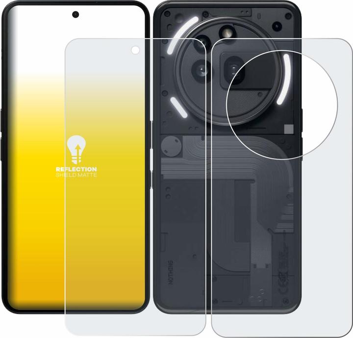 Actual product image upscreen Reflection Shield Protector Matte (1 Piece, Nothing Phone (3a) Pro)