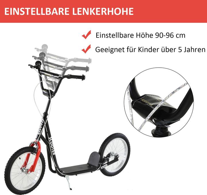 Produktbild Homcom Kinderscooter mit Handbremse