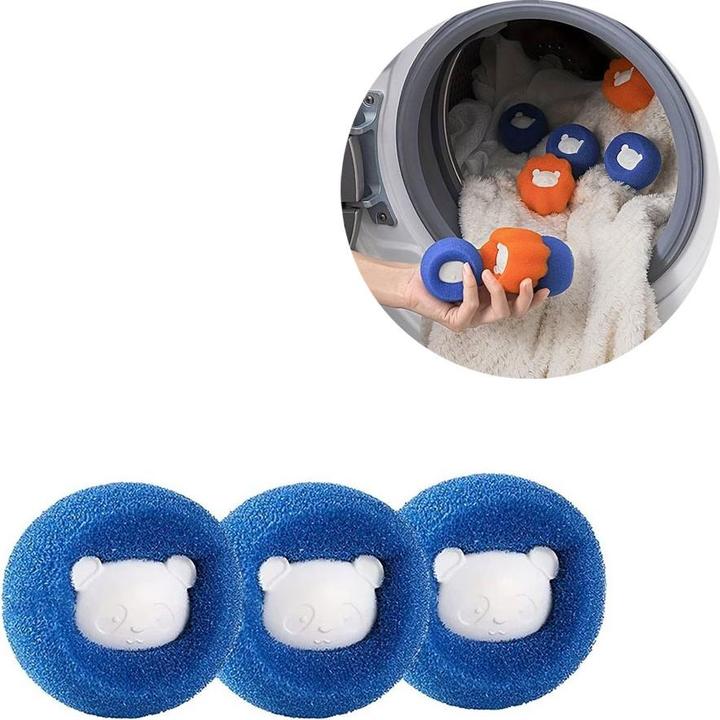 Image du produit Esmée Wiederverwendbarer Fussel Ball Tierhaarentferner für Waschmaschine / Trockner 3er Set