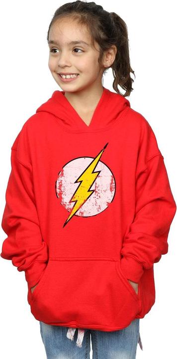 Produktbild Flash Distressed Logo Kapuzenpullover Mädchen (140, 146)