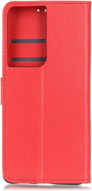 Productafbeelding MU Classic Litchi Leren Boekomslag Serie (Samsung Galaxy S21 Ultra)