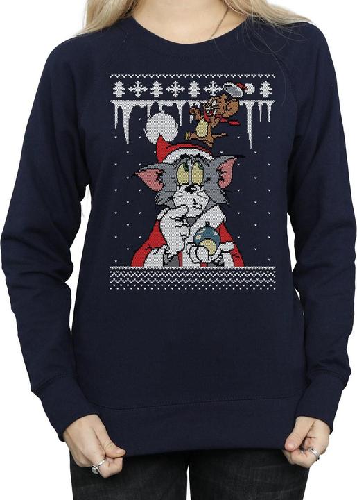 Tom & Jerry Christmas Fair Isle Sweatshirt (XXL)