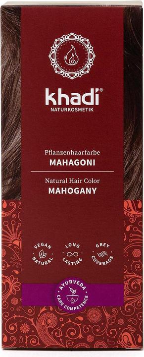 Khadi Pflanzenhaarfarbe Mahagoni (Mahagoni)