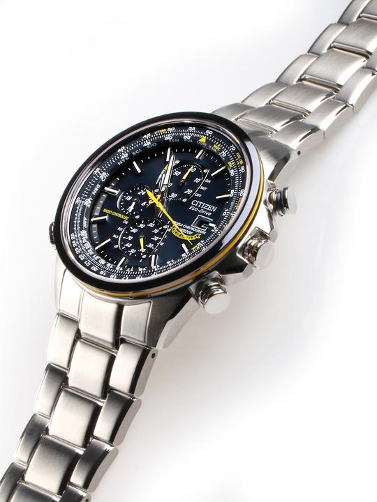 Actual product image Citizen Promaster Sky AT8020-54L Horloge - Staal - Zilverkleurig - 43 mm (Chronograph, Radio-controlled clock, Digital watch, Analogue wristwatch, 44 mm)