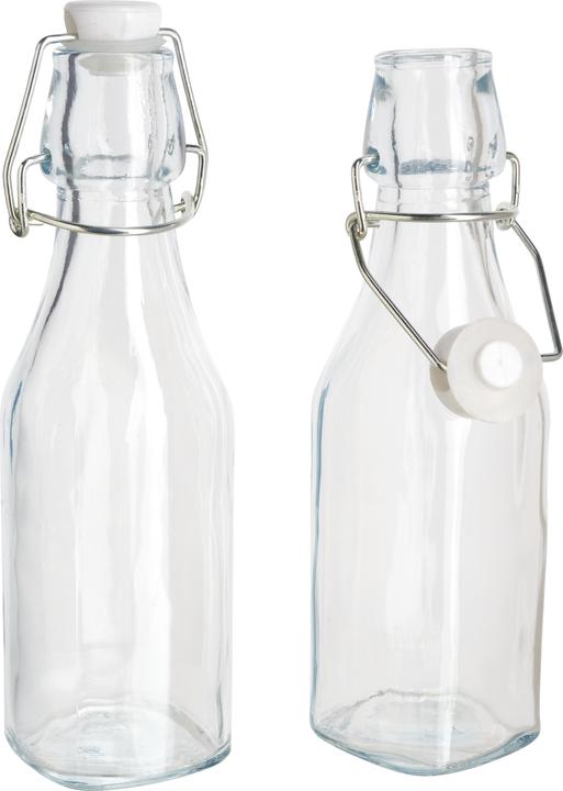 Image du produit VBS Bouteilles en verre avec bouchon à vis, 2 pièces (0.25 l)