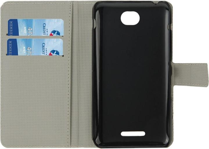 Produktbild König Design Handyhülle Tasche für Handy Sony Xperia E4 Dicke Eule auf Ast (Sony Xperia E4)