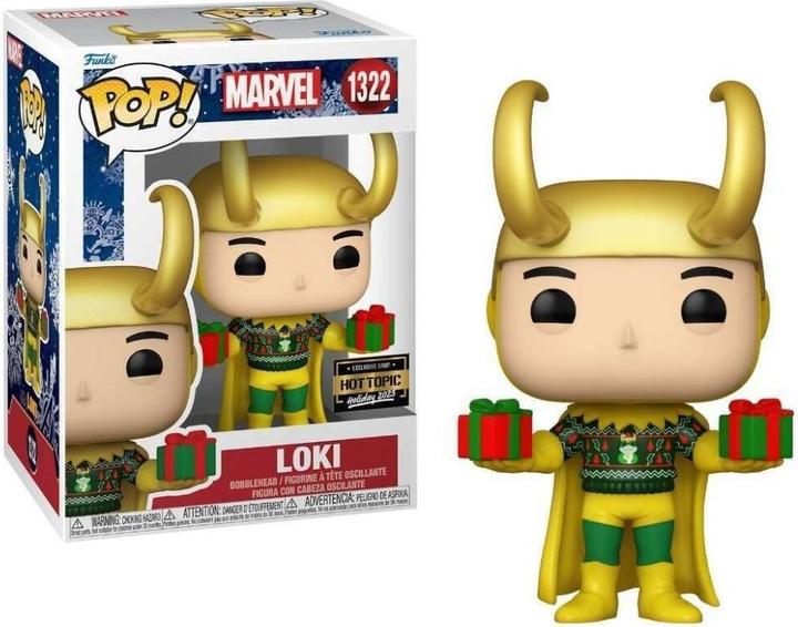 Produktbild Funko Pop! Marvel: Loki (with Sweater) (Metallic) (Special Edition) #1322 Bobble-Head Vinyl Figure