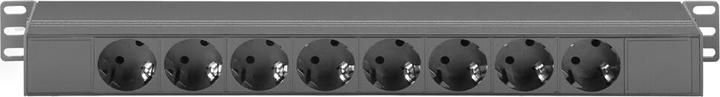 Adam Hall 87471 T 19" Distributeur de courant (8 x, CEE 7/7, 2 m)