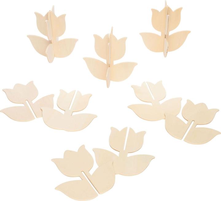 Produktbild Colorations Färbungen – Machen und dekorieren Sie Ihre eigene Holztulpe, Set aus