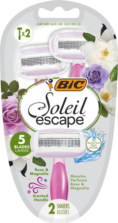 Produktbild Bic Soleil Escape Rose Magnolia Razor Blades 2 Pack