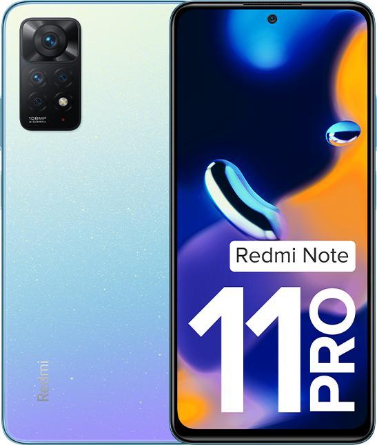 Produktbild Xiaomi Redmi Note 11 Pro 5G (128 GB, Atlantic Blue, 6.67", Hybrid Dual SIM, 108 Mpx, 5G)