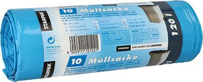 Starpak Mlls„cke LDPE, 120 Liter, blau (10 x, 120 l)